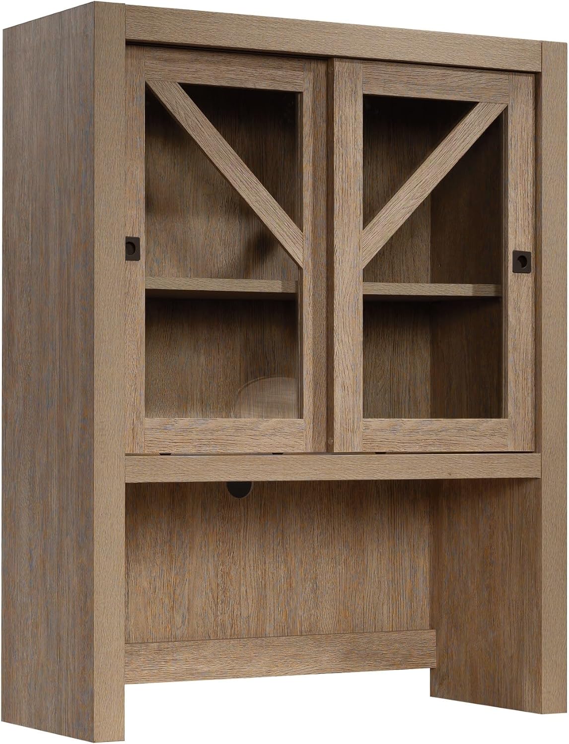 Sauder® Dixon City 33" W Library Hutch, Brushed Oak™