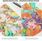 Ohuhu Colored Fineliner Drawing Pens: 18 Packs Fineliners 11 Colored Pens & 7 - Image 5