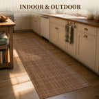 padoor-2x6 ft indoor outdoor runner rugs for entryway, side view