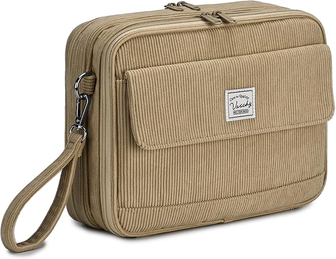 VASCHY Colored Pencil Case, Corduroy Large Pencil Pouch by Vaschy