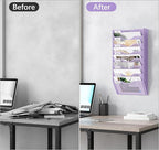EasyPAG 8 Pocket Mesh Wall File Organizer, Hanging Paper Folder Holder - Image 5
