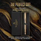 Scriveiner Personalized Gold Fountain Pen - Image 3