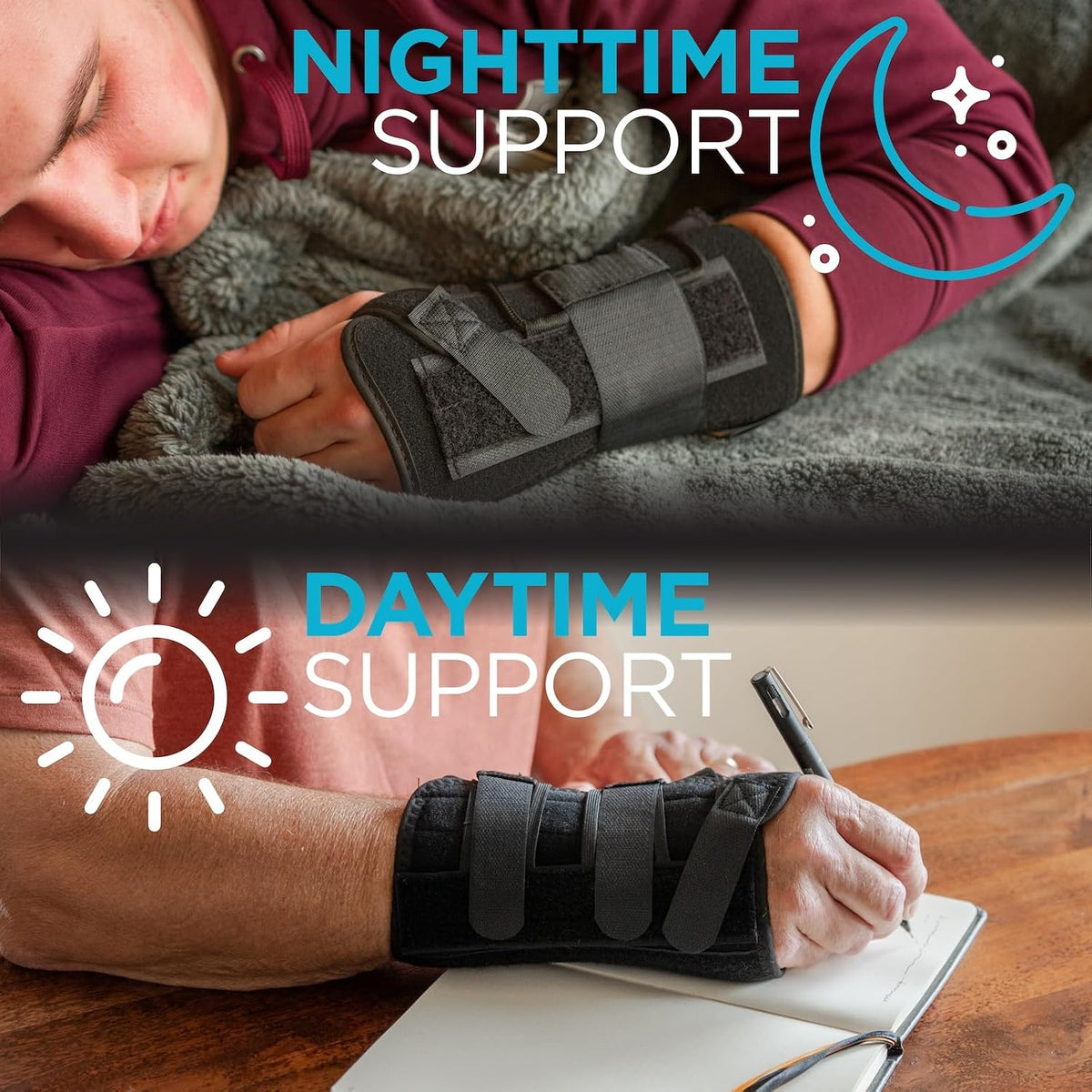 BraceAbility Gaming Wrist Brace - Video Game Support Guard for Console, Lapto...