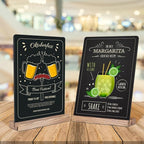 8.6x11.7 Chalkboard Signs with Base - Image 3