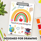 APIILVPQ Teacher Clipboard, Rainbow Clipboards - Image 6