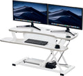 VERSADESK® Electric Standing Desk Converter, 40 Inch Large PowerPro™ Height