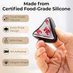 Baby Proofing Corner Protector Baby 12 Pack Black – Food Grade Silicone Table - Image 3