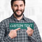 Custom Sign, Custom Street Sign, 11 Font Colors, 13 Font Styles, 4 Hole Options - Image 2