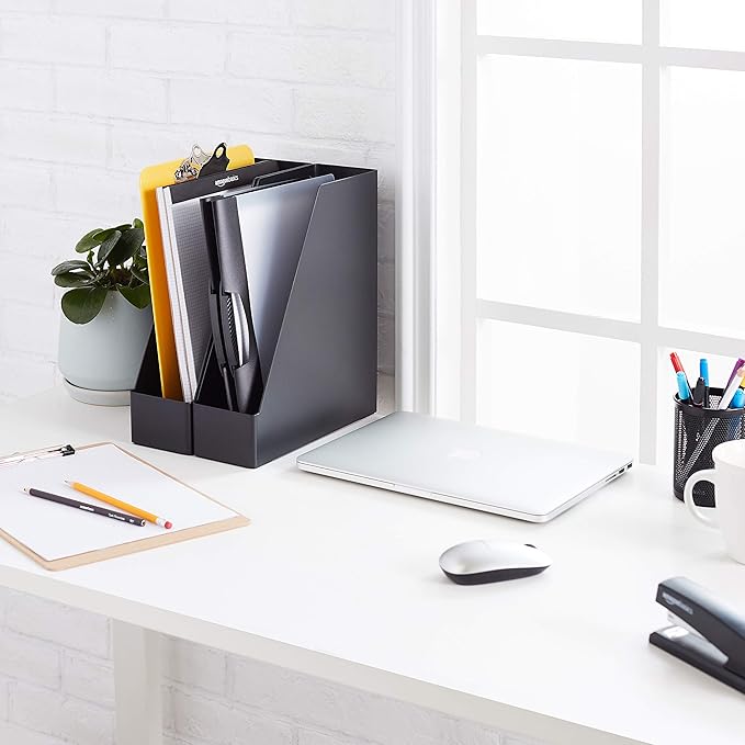 Amazon Basics Plastic Desk Organizer - Image 6