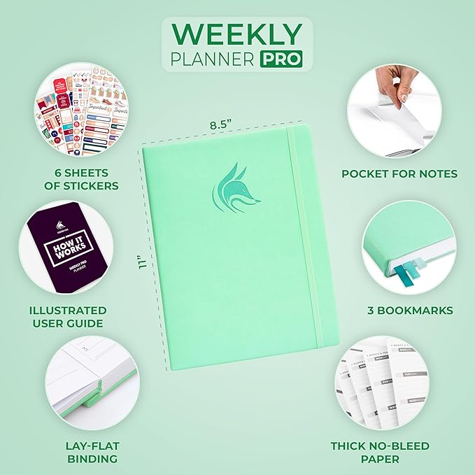 Clever Fox Planner PRO – Weekly & Monthly Life Planner to Increase Productivity - Image 2