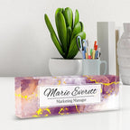 Personalized Name Plate for Desk Custom Acrylic Desk Name Plate Custom Employee - Image 3