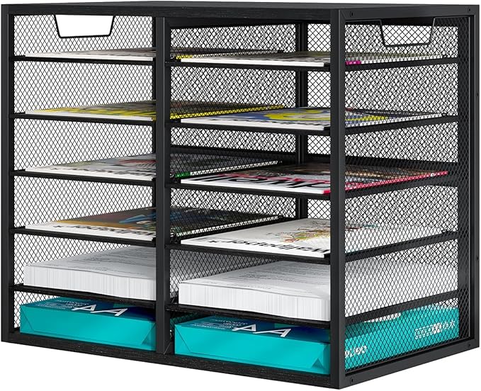 PAG Mass Mail Holder, Adjustable Countertop Literature Organizer, Student by PAG-Mass