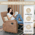 HOMBYS Lumbar Support Pillow for Recliner Chair, Memory Foam Back Support - Image 2