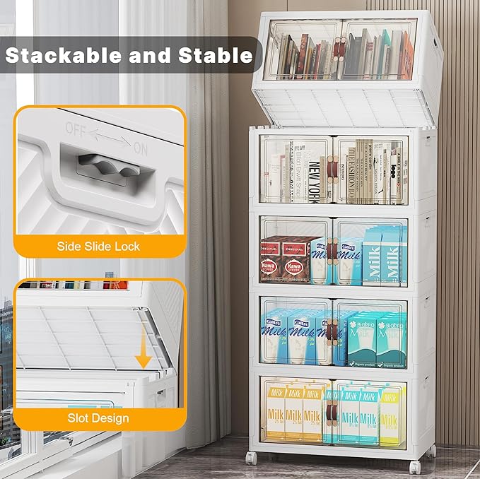 UAMFURI Extra Large Stackable Storage Bins - Image 6