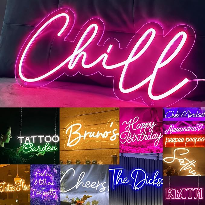 Lorxi Custom Neon Signs, 5V USB Neon Sign Customizable - Image 2