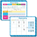 8 Packs Place Value Whiteboards, Double Sided Dry Erase Card Writable and by SpriteGru