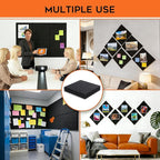 Large Cork Board, 6 Pack Felt Wall Tiles - Image 8