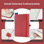IN-LUXPRO Planner 2026 Daily Weekly and Monthly, 12 Months Spiral Bound - Image 6
