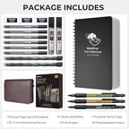 Nicpro 1.3mm Mechanical Pencil Set in Leather Bag - Image 7