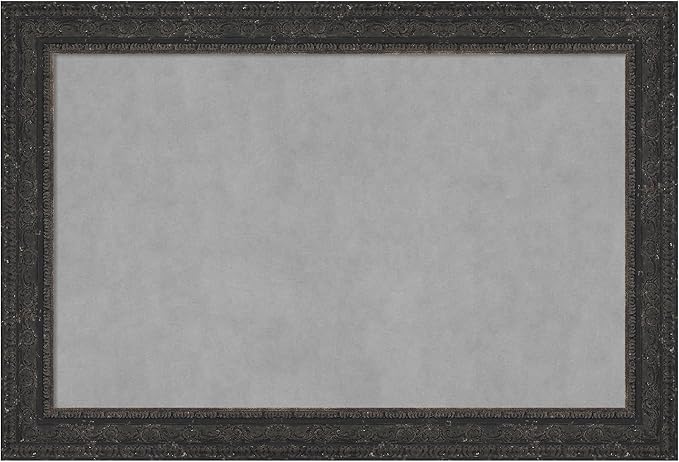 Amanti Art Black Framed Magnetic Board 25x37 Large Vision Board by AmantiArt