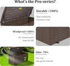 Decksplore 180 Gallon Pro Outdoor Storage Box Waterproof Lockable Resin Deck - Image 7