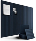 Large Felt Bulletin Board 48" x 36" Cork Board Alternative-12 Pack by FLUXYNARA