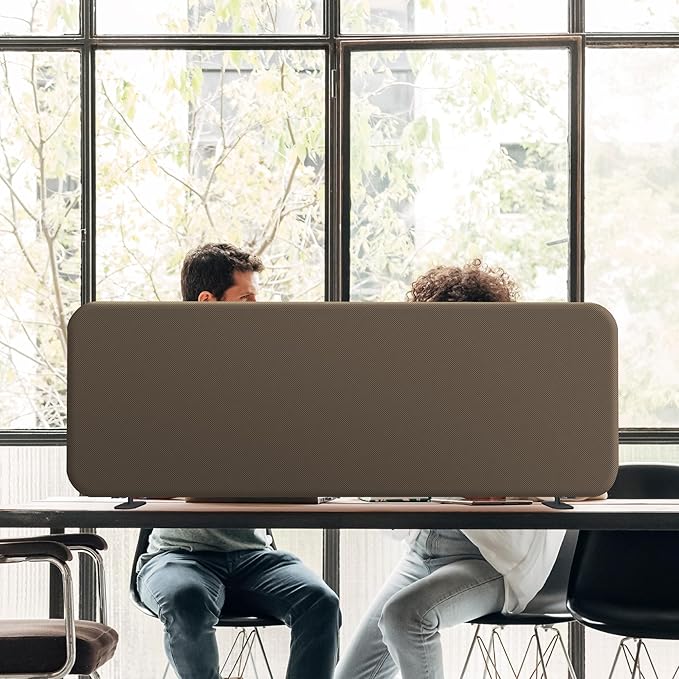 DECOLAB Desk Divider, Portable Privacy Tabletop Partition Panel - Image 2