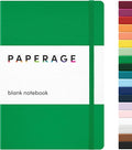 PAPERAGE Blank Journal Notebook, 160 Pages, Medium 5.6 in x 8 in by PAPERAGE