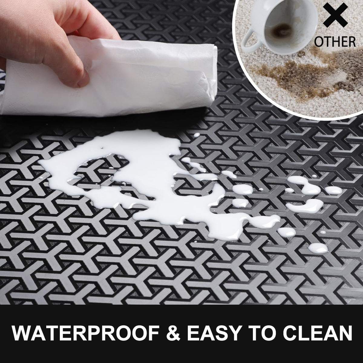 Office Chair Mat for Hard Floor, 60"x75" Large Durable Computer Cha...