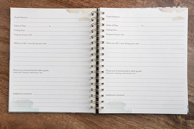 Paper 'n Such Guest Book for Rental House - Image 5