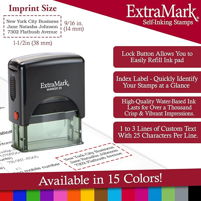 ExtraMark Return Address Stamp - Image 3