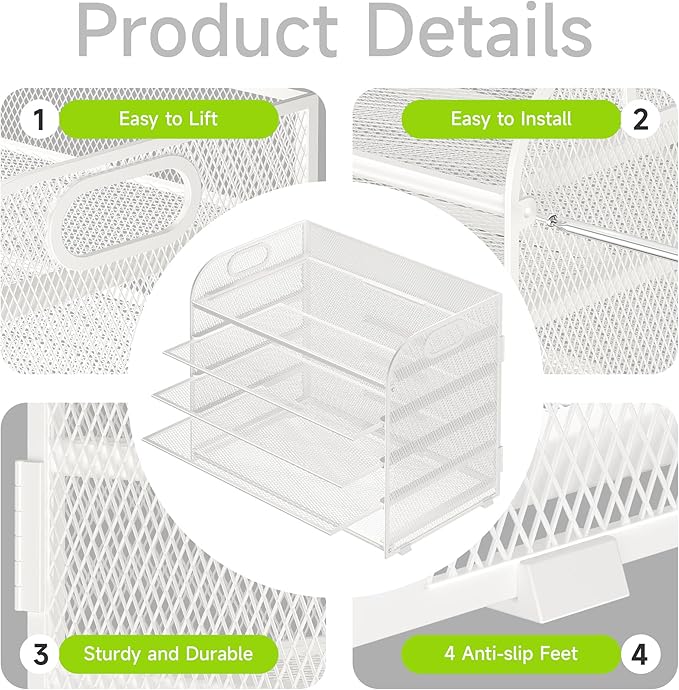 Cawukege 5 Tier Paper Organizer - Image 4
