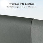 Aothia Leather Desk Pad Protector, Office Desk Mat, Large Mouse Pad, Laptop - Image 2