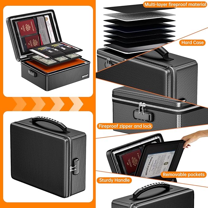 ENGPOW Fireproof Document Box - Image 6