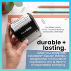 ExcelMark Custom Stamp – Clear & Crisp Impressions – Personalized Self-Inking - Image 4