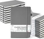feela 18 Pack Journal Notebook for Work, Business Notebook Bulk Hardcover Lined by feela