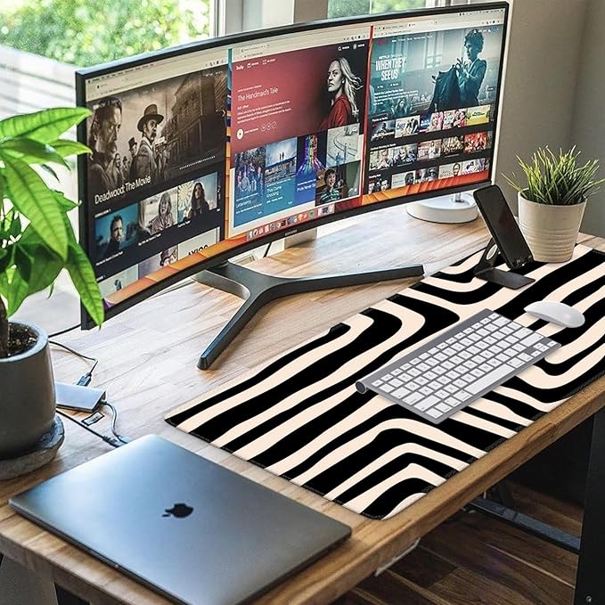 iCasso Gaming Mouse Pad, Large Stable Rubber Base Mousepad - Image 7