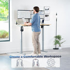 VIVO Electric 55 x 28 in Standing Desk, Memory Height Adjustment, 1B Series - Image 4