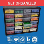 Akro-Mils 24-Drawer Plastic Drawer Storage Cabinet - Image 4