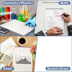 Engrowtic Top Spiral Graph Paper Notebooks 8.7 X11.4 Inch A4 Grid Paper Notepad - Image 3