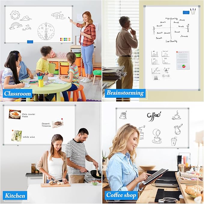 White Board Dry Erase Whiteboard - Image 7