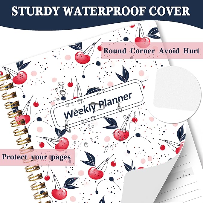 Undated Weekly Planner- Weekly Goals Notebook, A5 To Do List Planner, Habit - Image 3