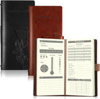 Eaasty 2 Pcs Leather Hunting Log Book Elk Hunting Journal Notebook by Eaasty