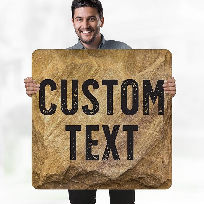 Custom Sign, Custom Street Sign, 11 Font Colors, 13 Font Styles, 4 Hole Options - Image 2