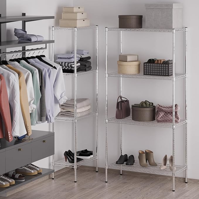 Regal Altair 18" Deep x 36" Wide x 74" Height Wire Shelving Kit | 4-Tier | NSF - Image 5