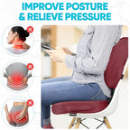 FORTEM Seat Cushion, Office Chair Cushion, Lumbar Support Pillow - Image 5