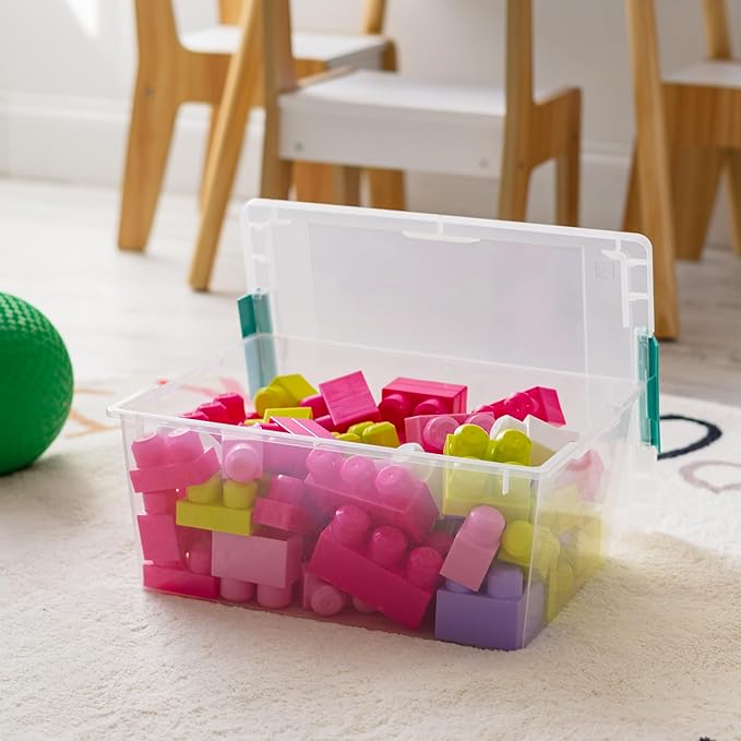 IRIS USA 12 Qt. Plastic Storage Bins Containers - Image 8