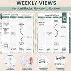 bloom daily planners 2026 Hardcover Calendar Year Goal & Vision Planner - Image 3