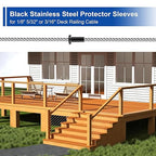 BLIKA 150 Pack Black Stainless Steel Protector Sleeves - Image 7