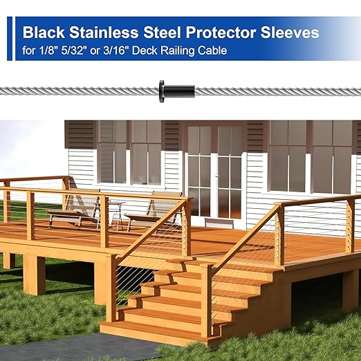 BLIKA 150 Pack Black Stainless Steel Protector Sleeves - Image 7